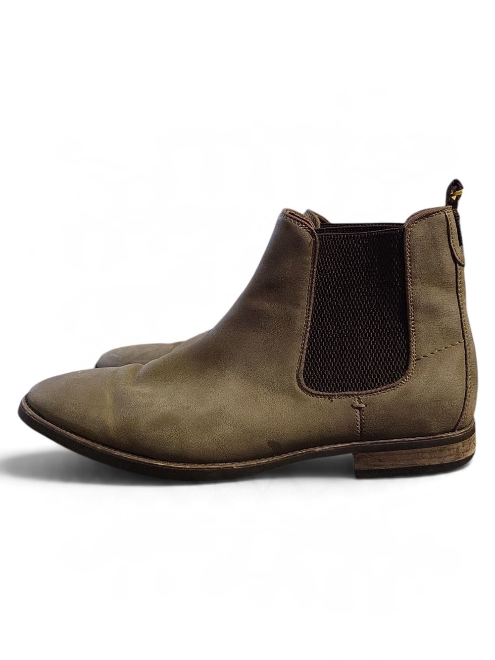 Call It Spring Men's Taupe Chelsea Ankle Boots Slip On Casual Dress Shoes Size12
